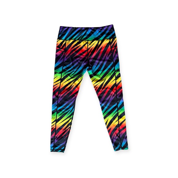 Constantly Varied Gear rainbow Striped Leggings athletic pants XL - Picture 4 of 9